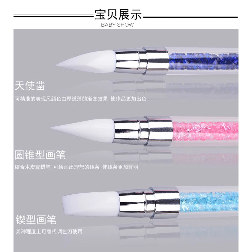 Pincéis Silicone Para Unhas - Silicone Magic Nails™