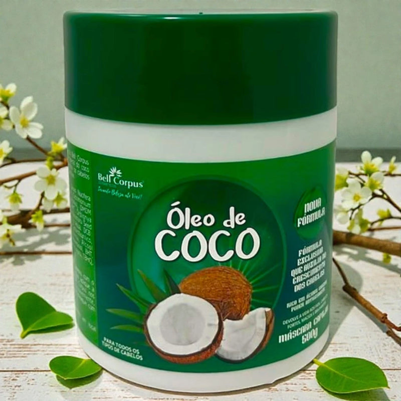 Máscara Óleo De Coco 500g - Coconut Shine Care™