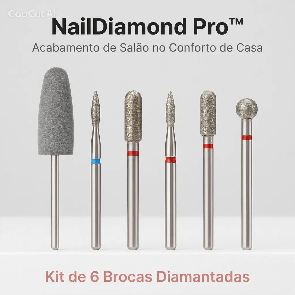 Kit Profissional para Acabamento - NailDiamond Pro™